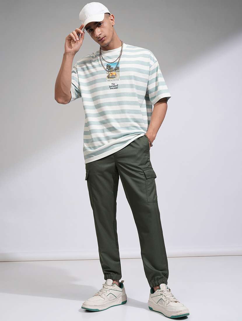 men polyester chinos casual trouser - 22471341 -  Standard Image - 5