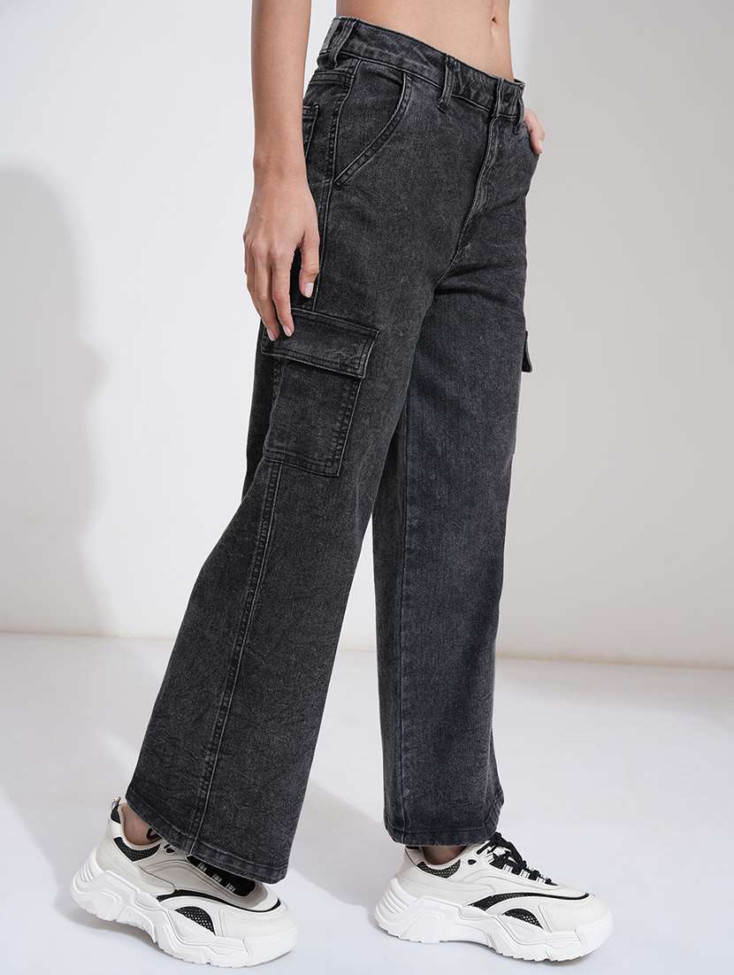 women black cotton jean - 22471369 -  Standard Image - 3