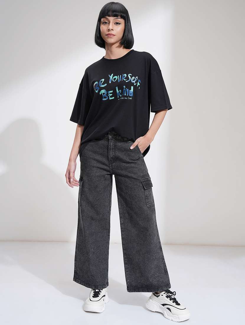 women black cotton jean - 22471369 -  Standard Image - 5