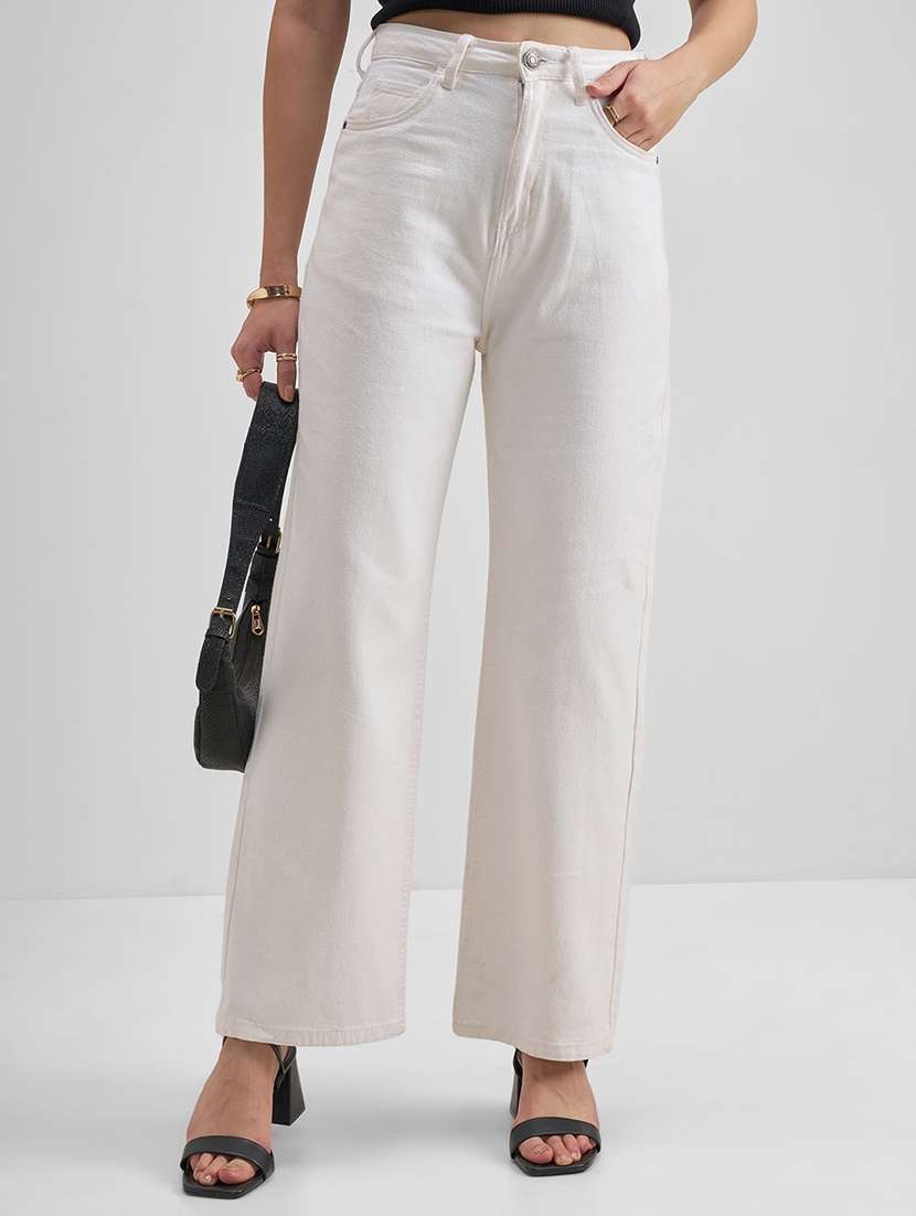 women white cotton jean