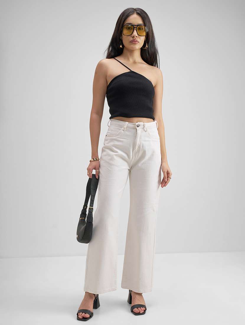 women white cotton jean - 22471393 -  Standard Image - 5