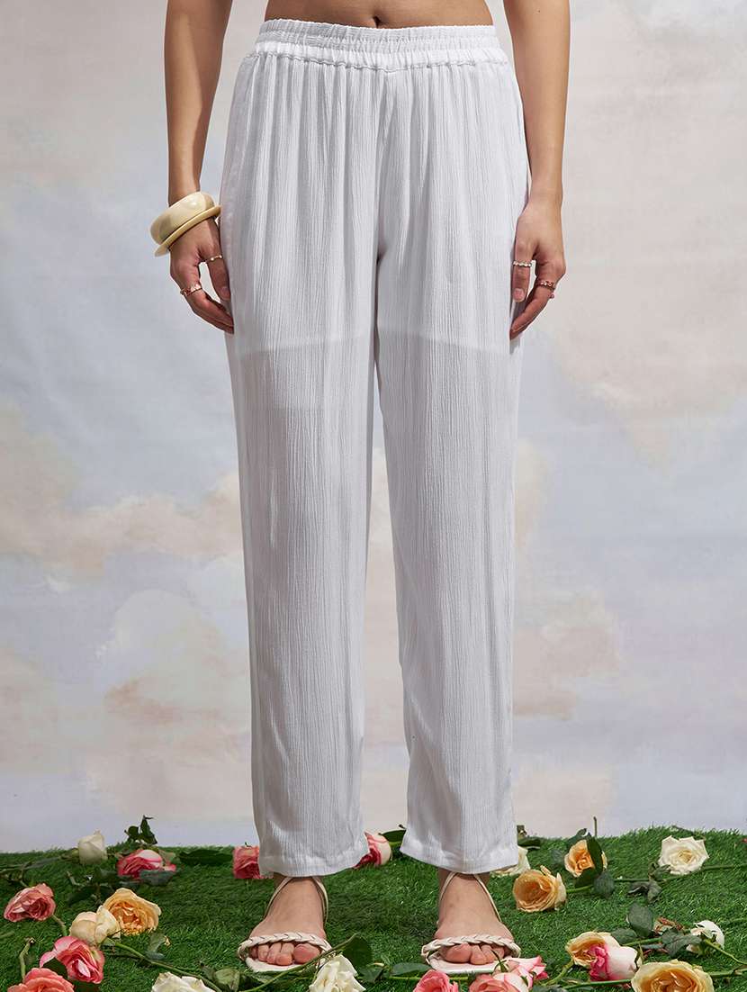 women white kurta pant set - 22471466 -  Standard Image - 5