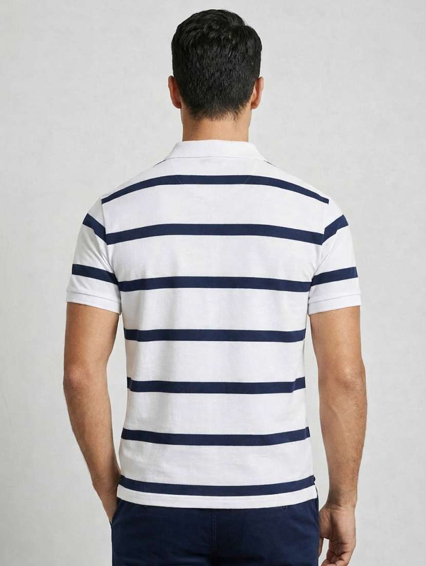 men multi colored cotton blend color block t-shirt - 22471572 -  Standard Image - 3