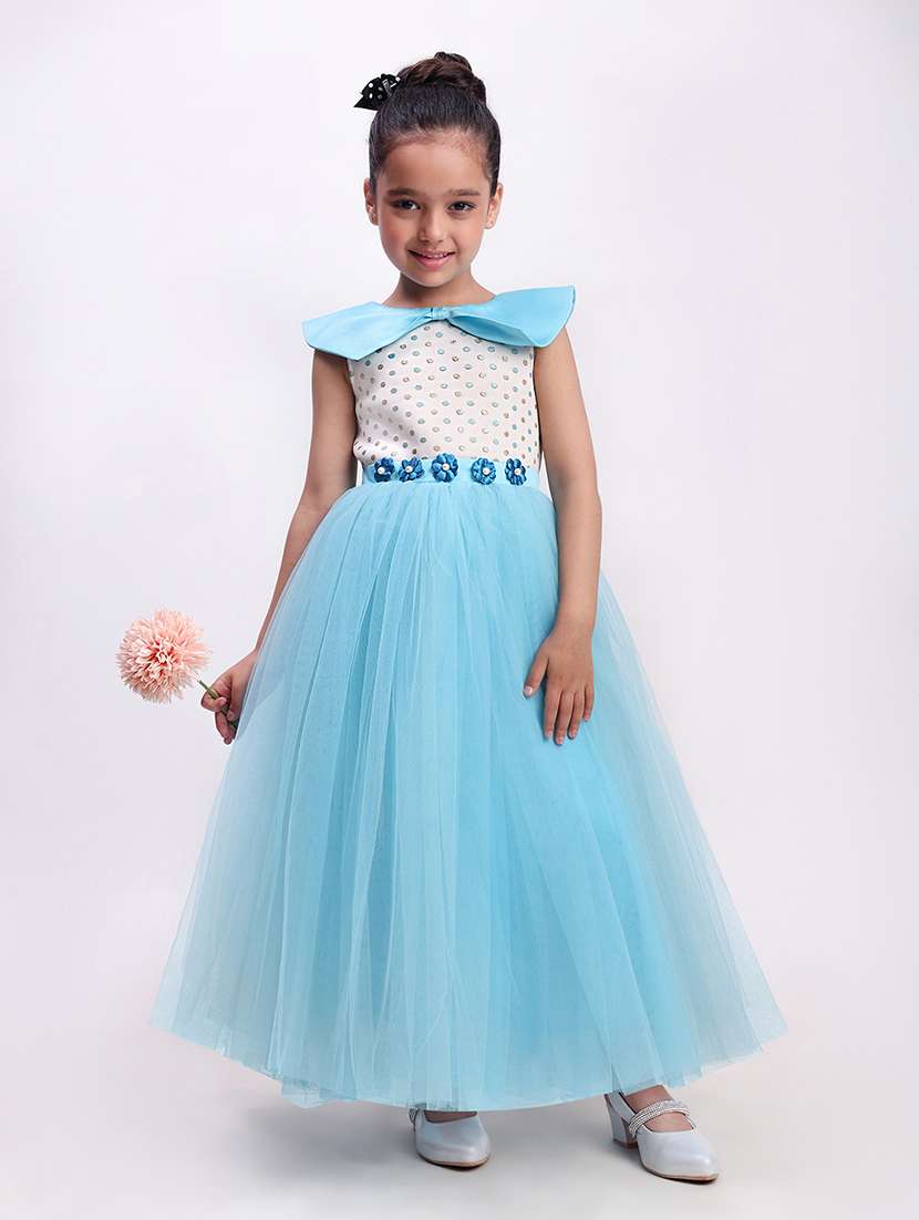 girls embellished fit & flare dress 