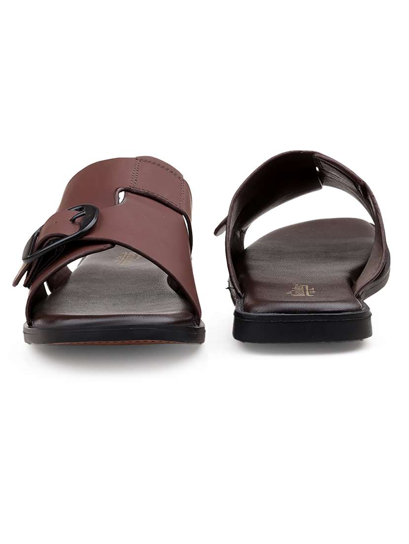 men solid slip on sandal - 22471629 -  Standard Image - 3