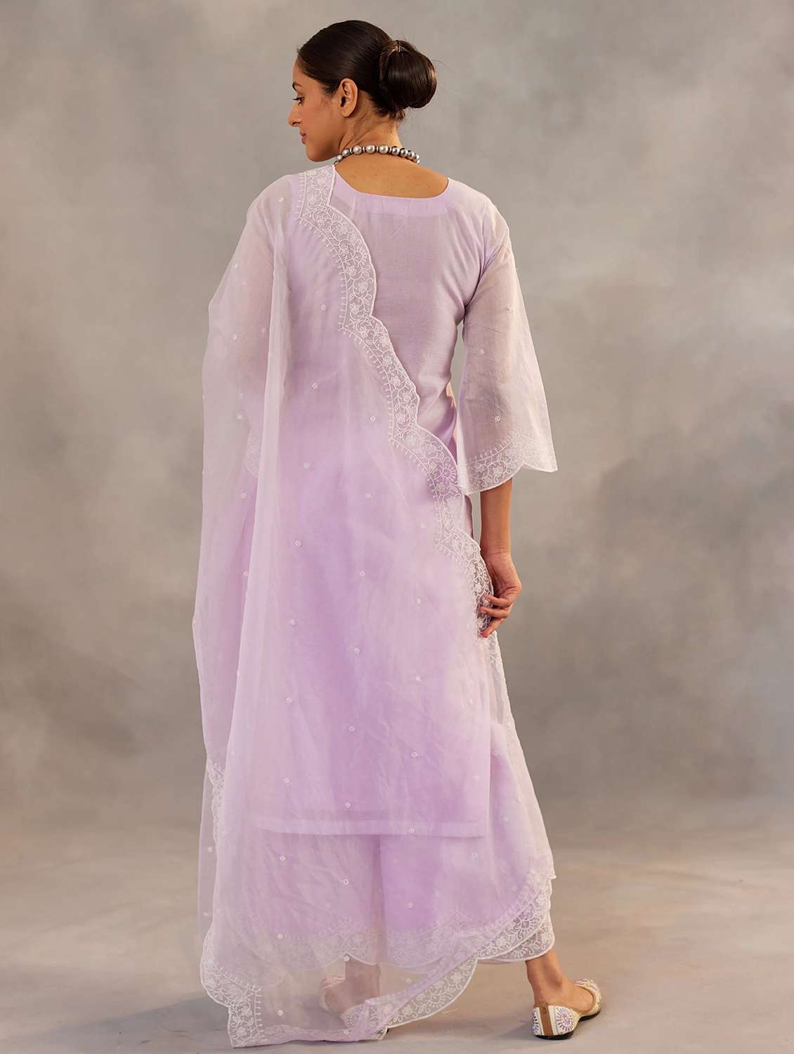 women lavender suit set - 22471759 -  Standard Image - 3