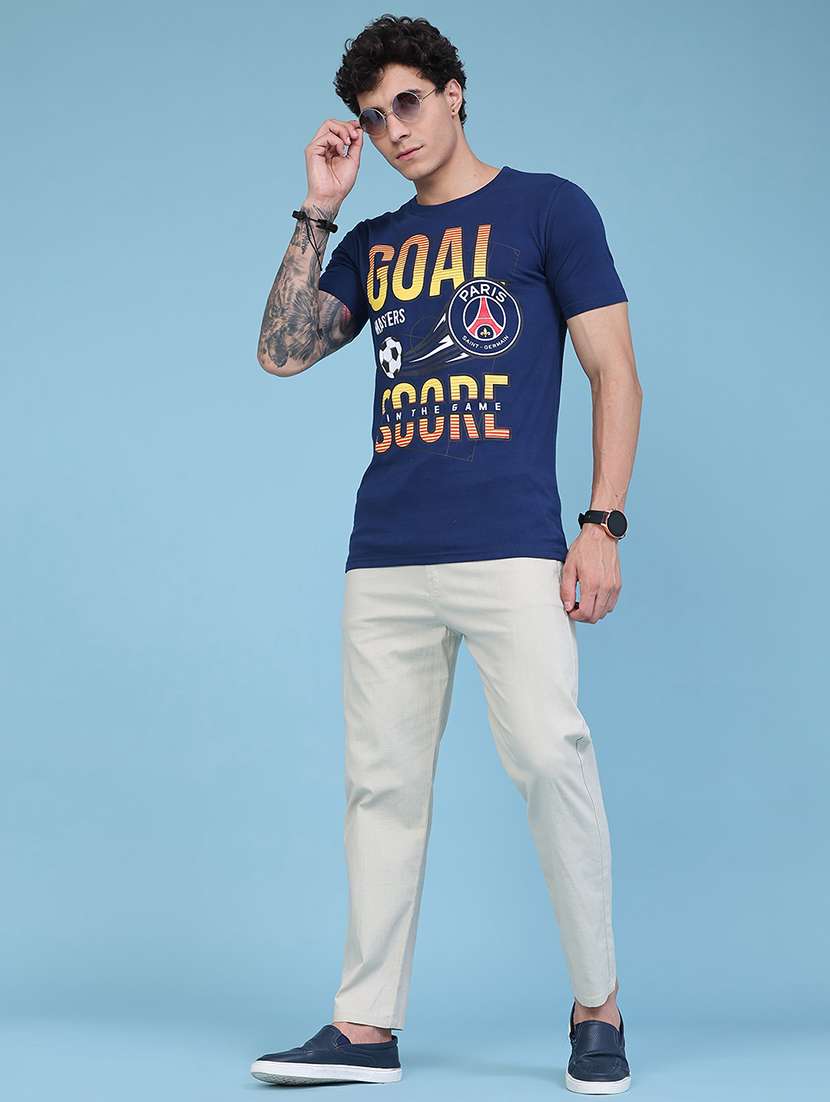 men solid mid rise flat front trouser - 22472282 -  Standard Image - 5