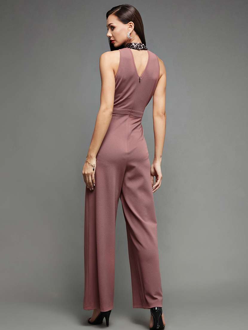 Women Sequined Sleeveless Full Length Jumpsuit - 22472415 -  Standard Image - 5