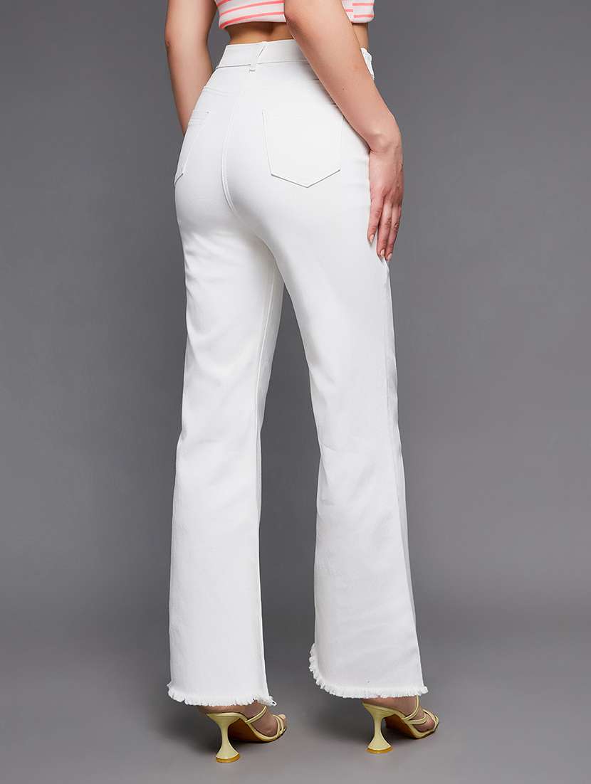 women white denim jean - 22472502 -  Standard Image - 3
