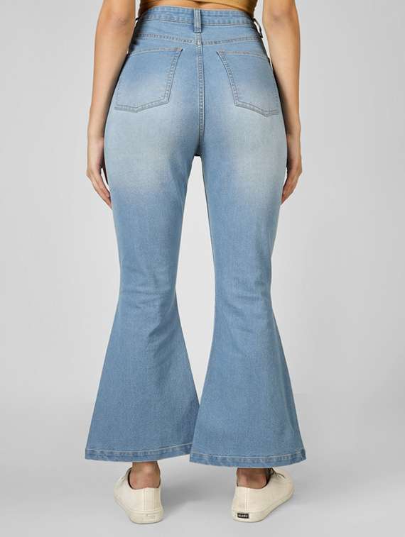 women blue cotton jean - 22472610 -  Standard Image - 3
