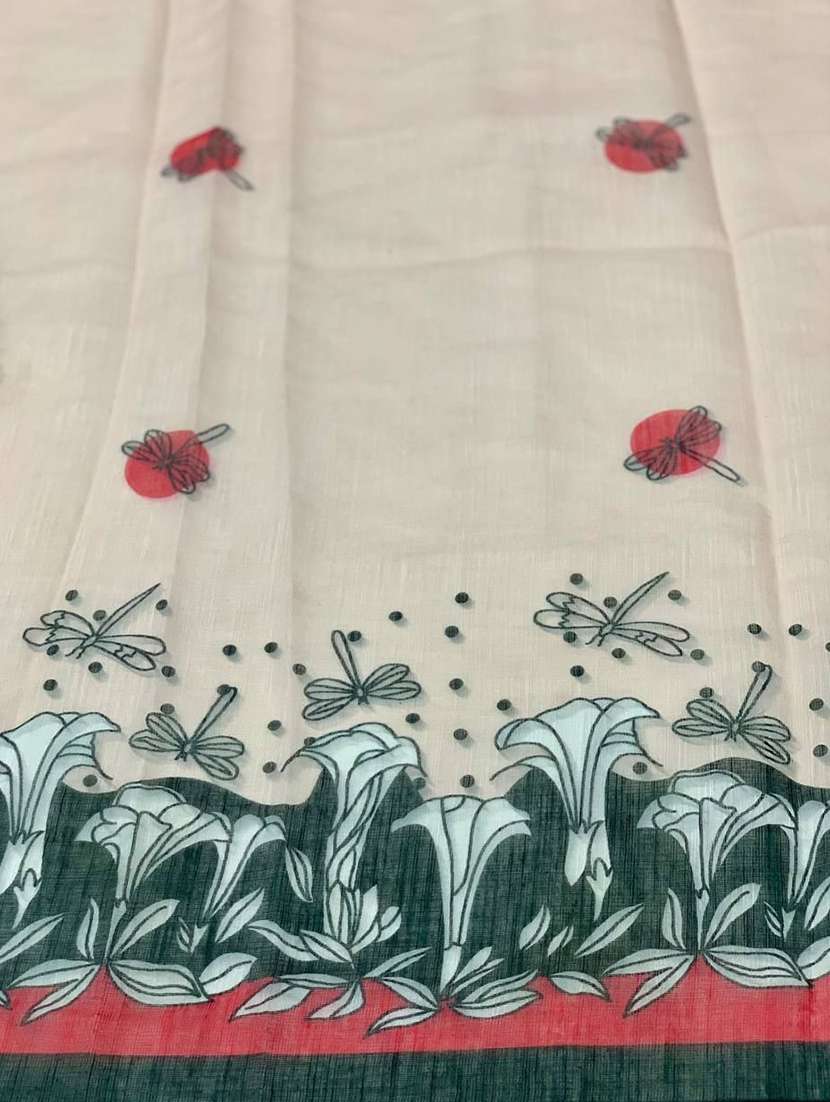 women printed casual wear saree with blouse - 22472624 -  Standard Image - 3