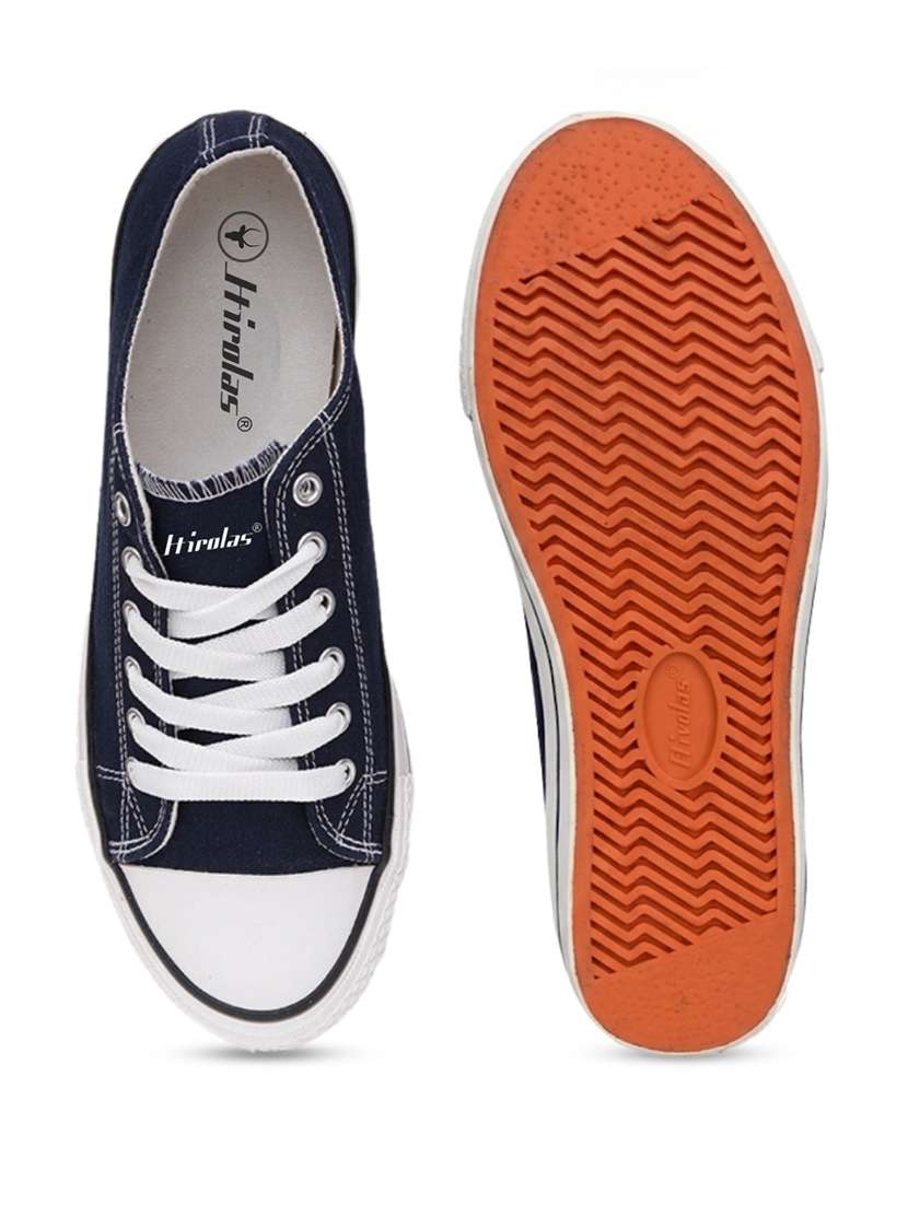 men blue lace up sneaker - 22472802 -  Standard Image - 5