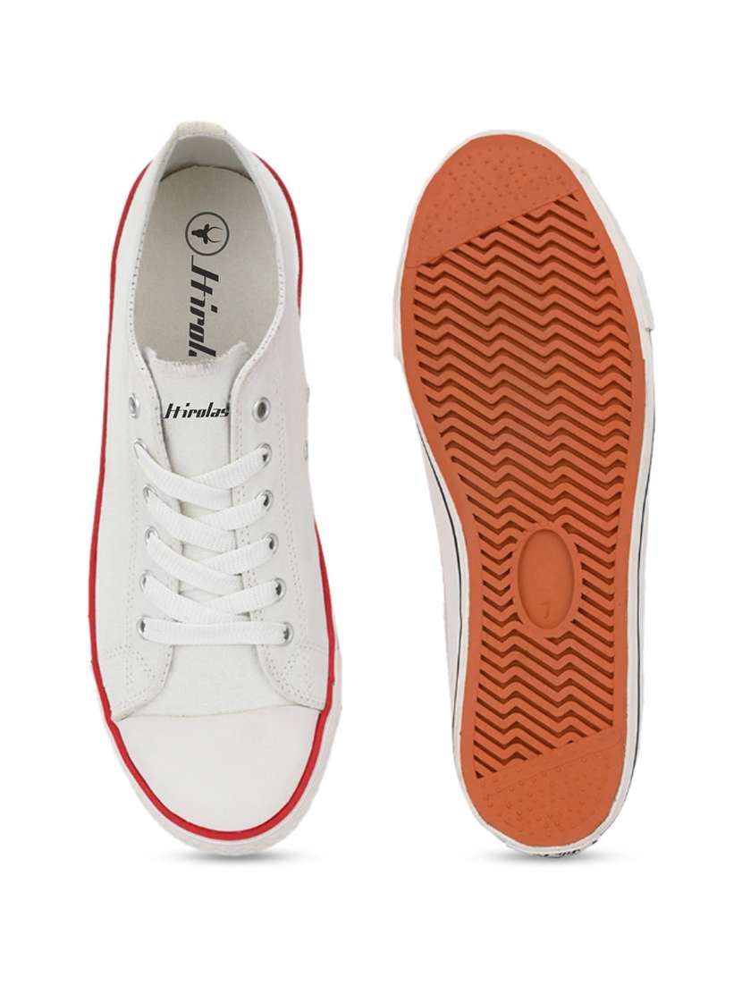men solid lace up sneaker - 22472804 -  Standard Image - 5