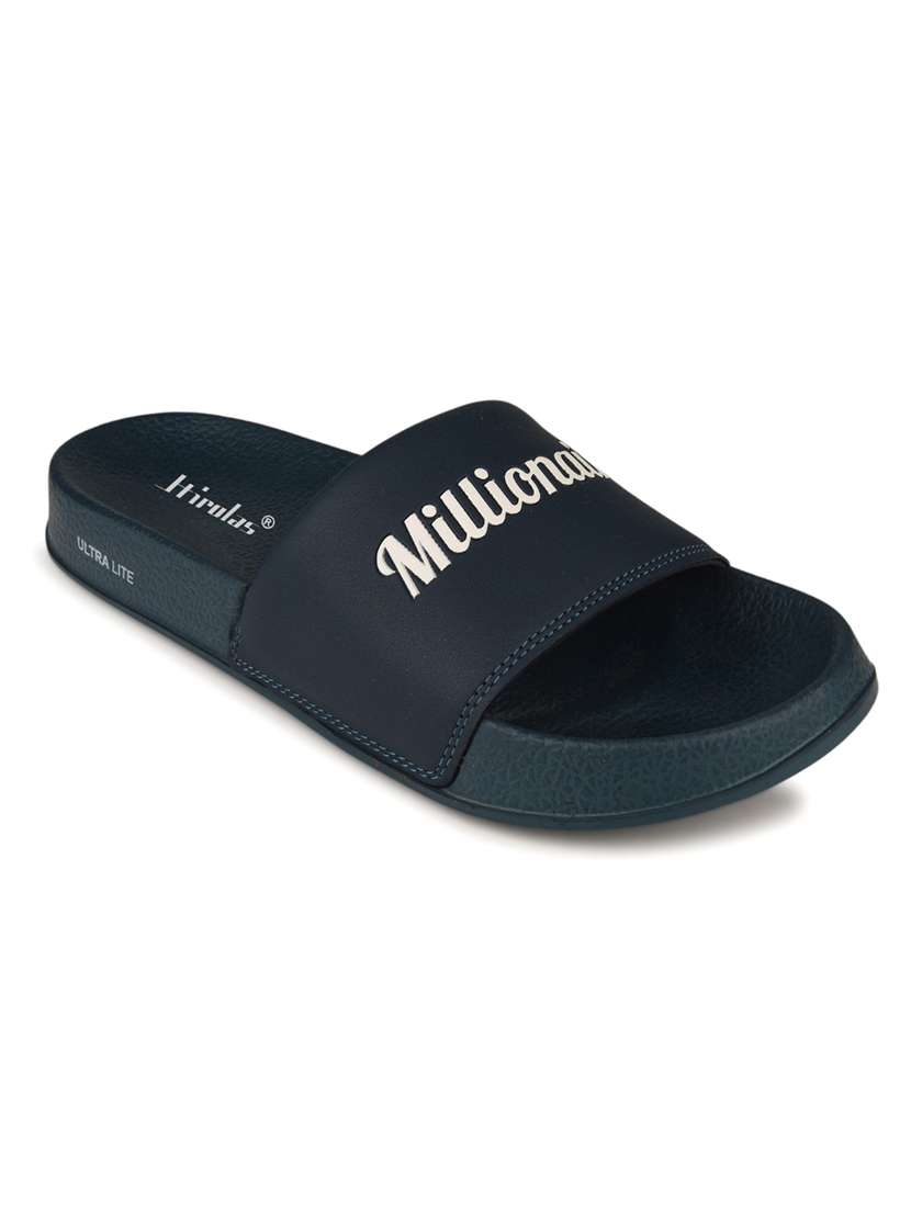 men solid blue slider - 22472830 -  Standard Image - 3