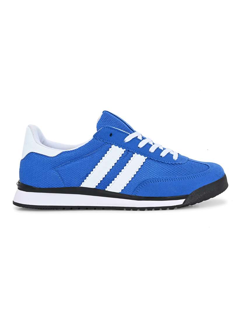 men blue lace up sneaker - 22472850 -  Standard Image - 3
