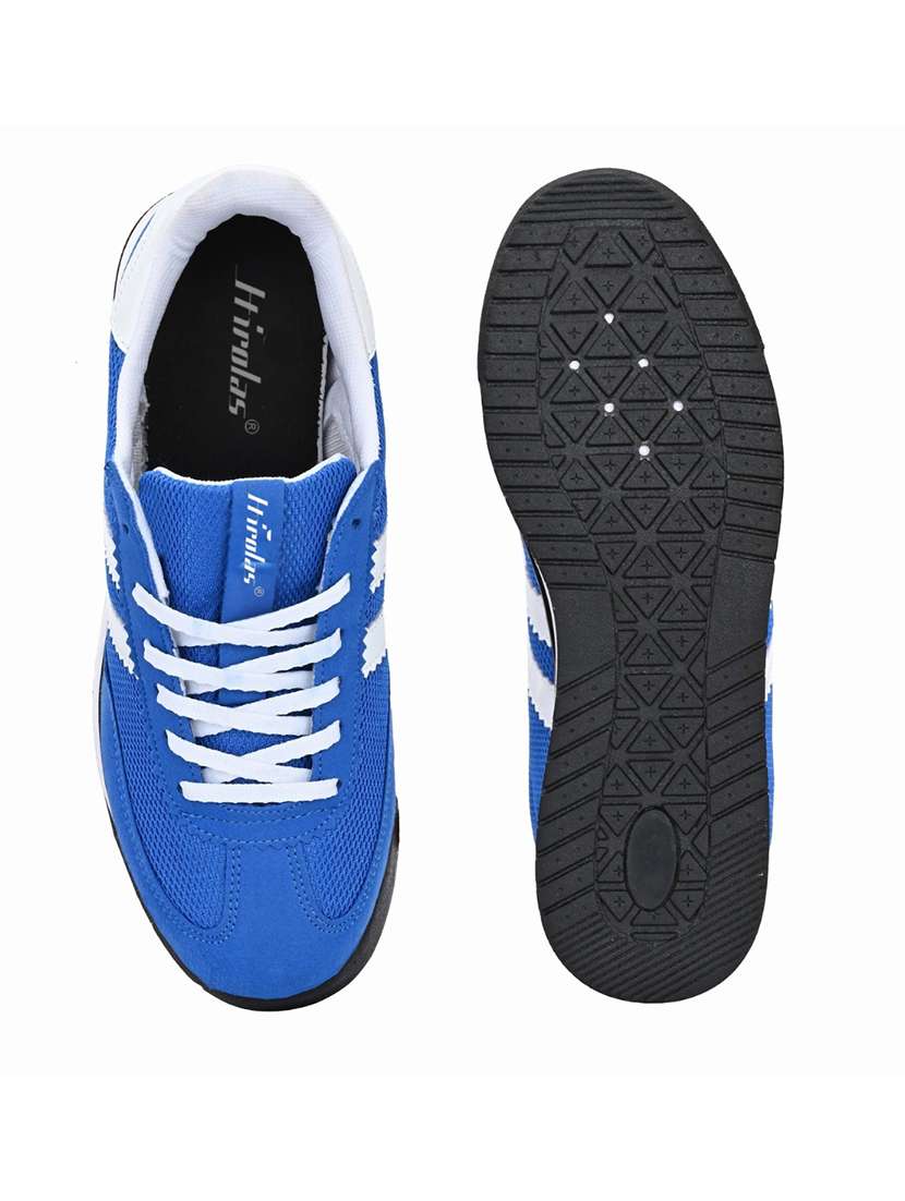 men blue lace up sneaker - 22472850 -  Standard Image - 5