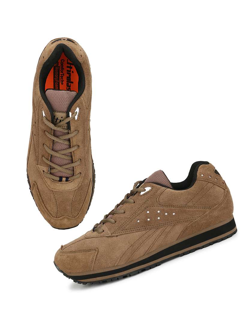 Men Solid Brown Lace Up Shoe - 22472862 -  Standard Image - 3