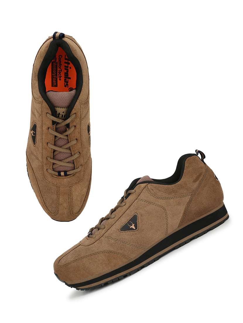 Men Solid Brown Lace Up Shoe - 22472863 -  Standard Image - 3