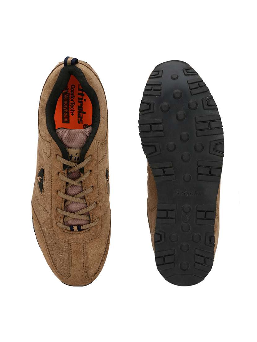 Men Solid Brown Lace Up Shoe - 22472863 -  Standard Image - 5