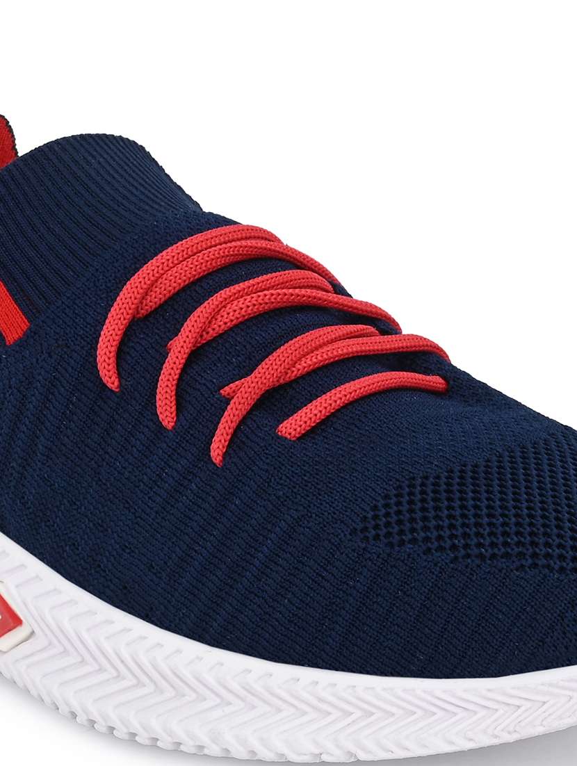 men solid blue lace up shoe - 22472864 -  Standard Image - 3