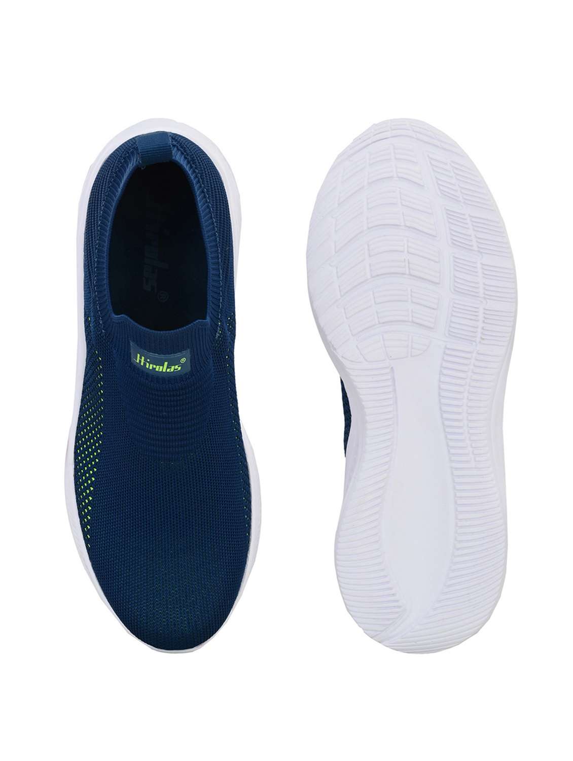 men solid blue lace up shoe - 22472877 -  Standard Image - 5
