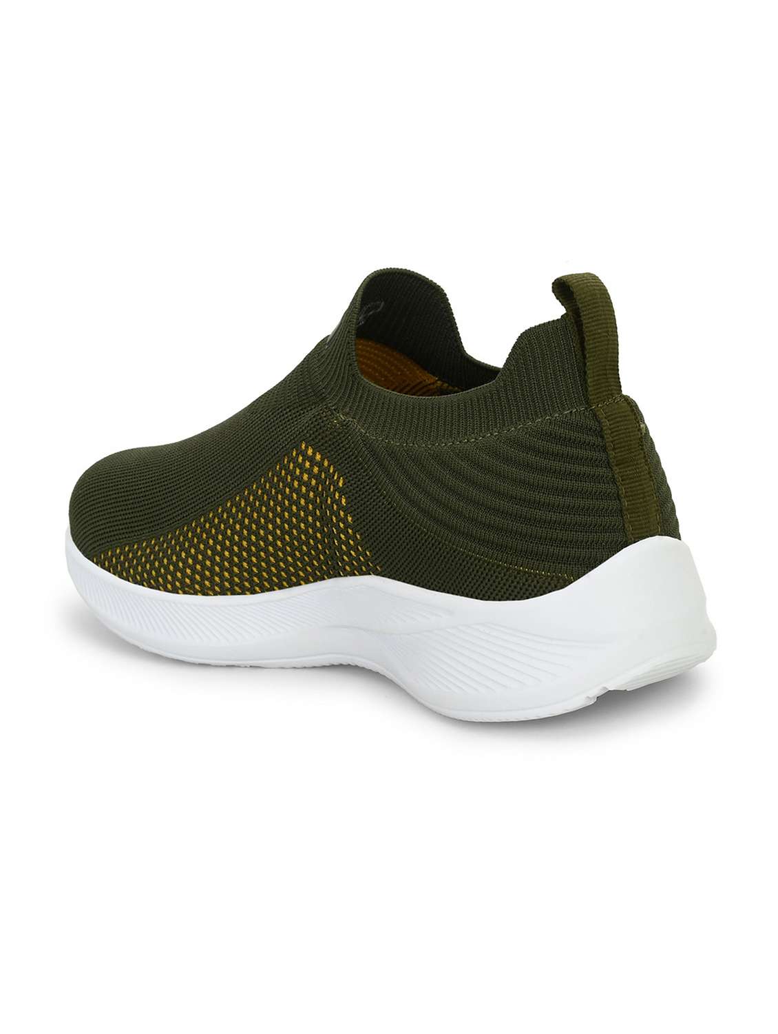 men solid olive lace up shoe - 22472878 -  Standard Image - 3