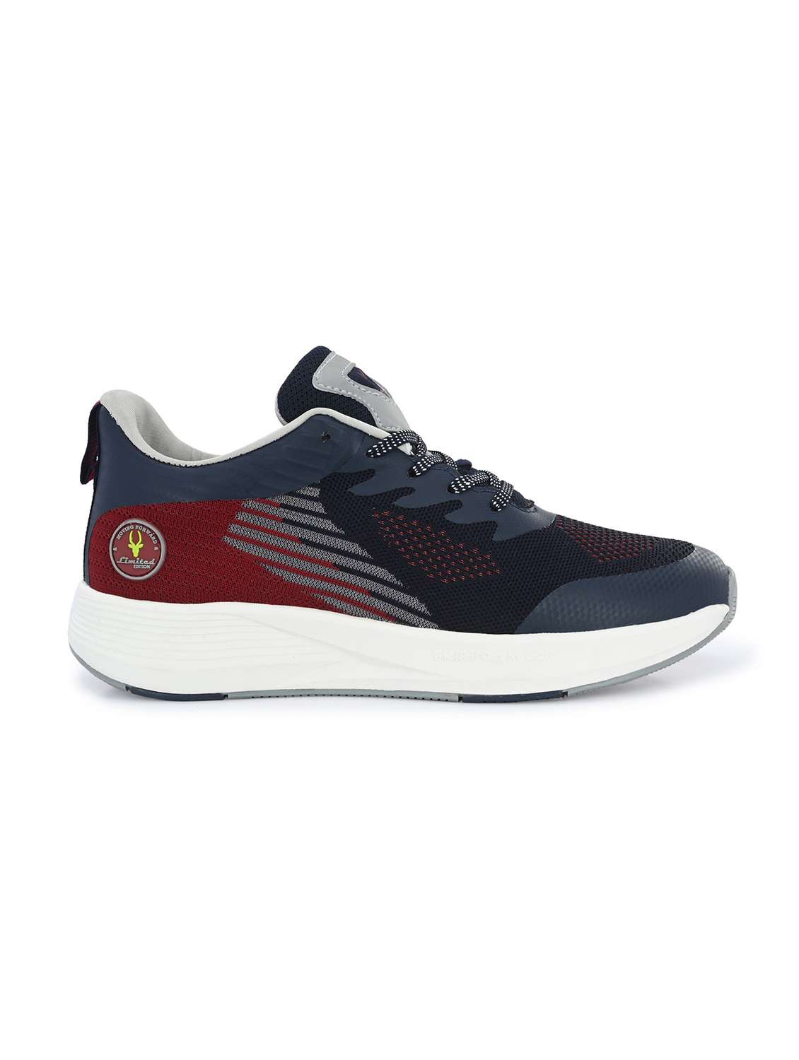 men solid blue lace up shoe - 22472881 -  Standard Image - 3