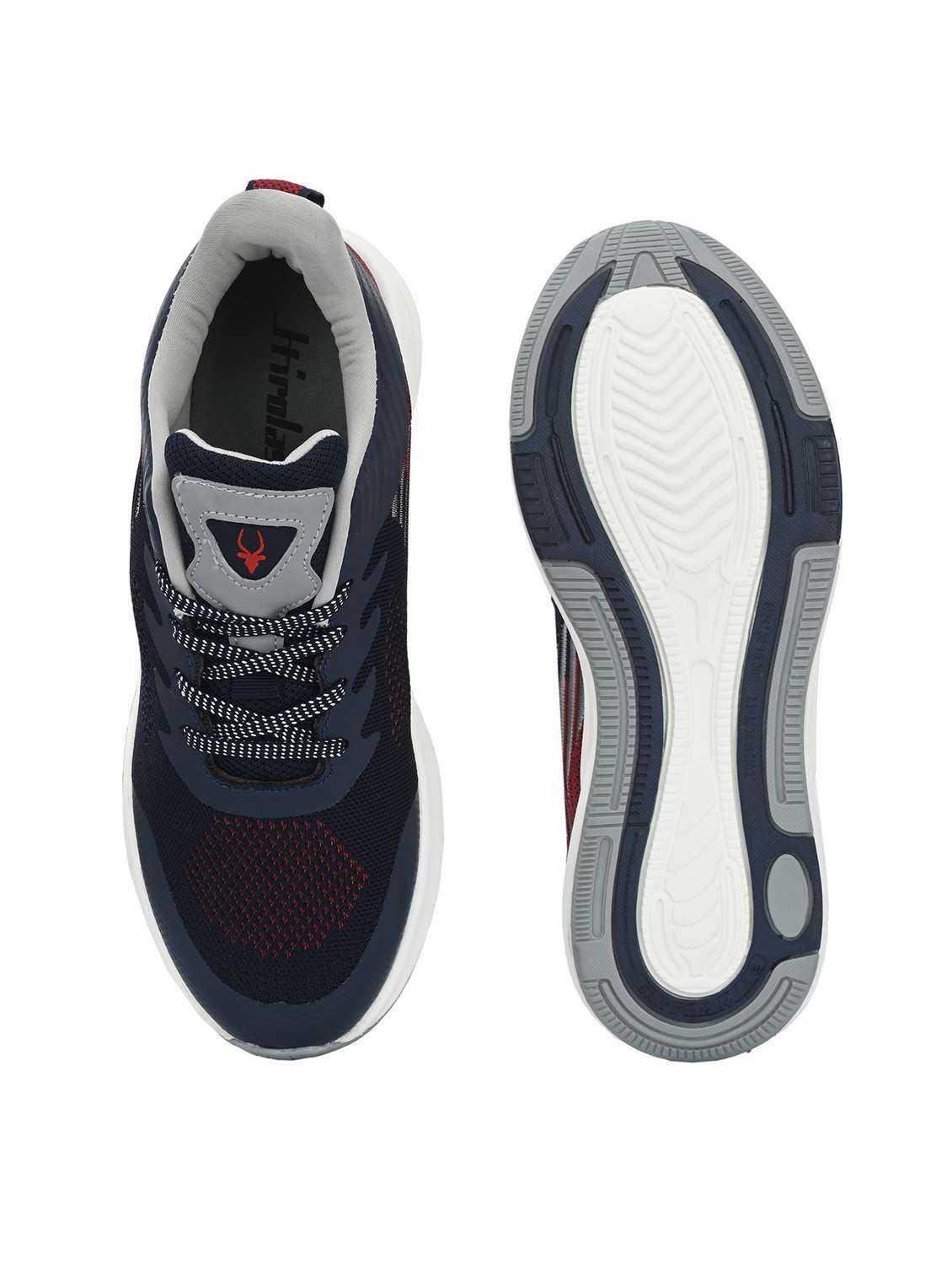 men solid blue lace up shoe - 22472881 -  Standard Image - 5