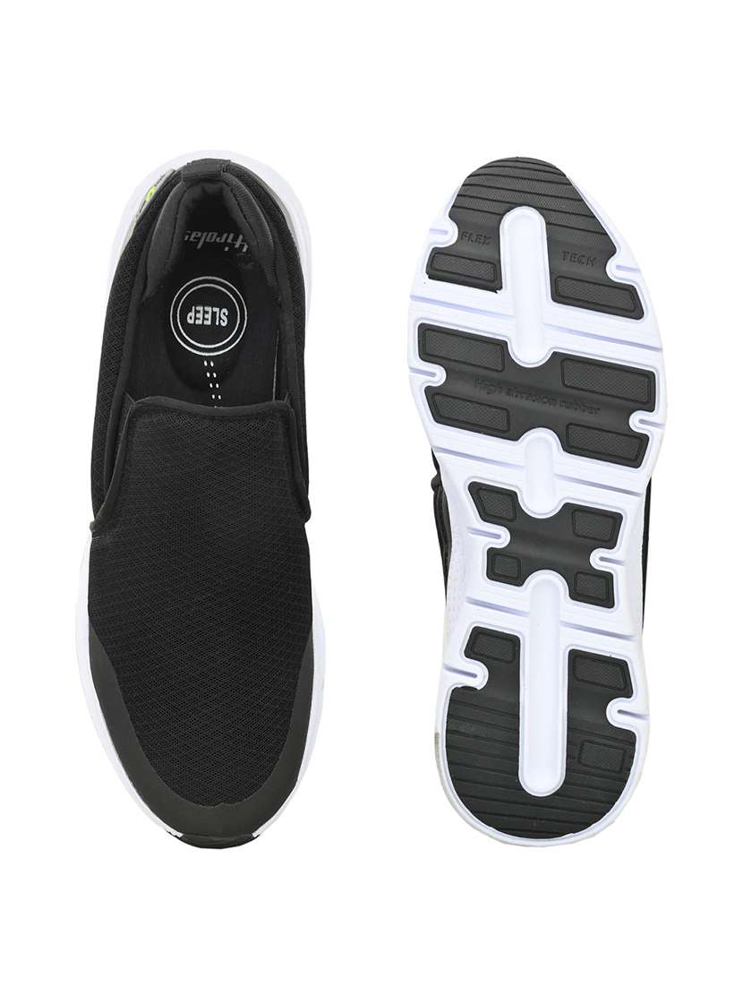 Men Solid Black Lace Up Shoe - 22472883 -  Standard Image - 5