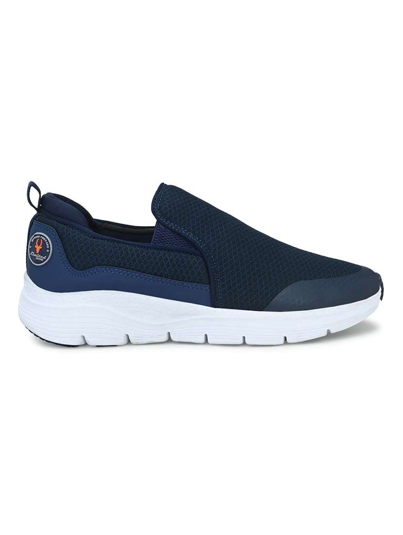 men solid blue lace up shoe - 22472884 -  Standard Image - 3