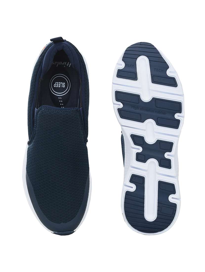 men solid blue lace up shoe - 22472884 -  Standard Image - 5