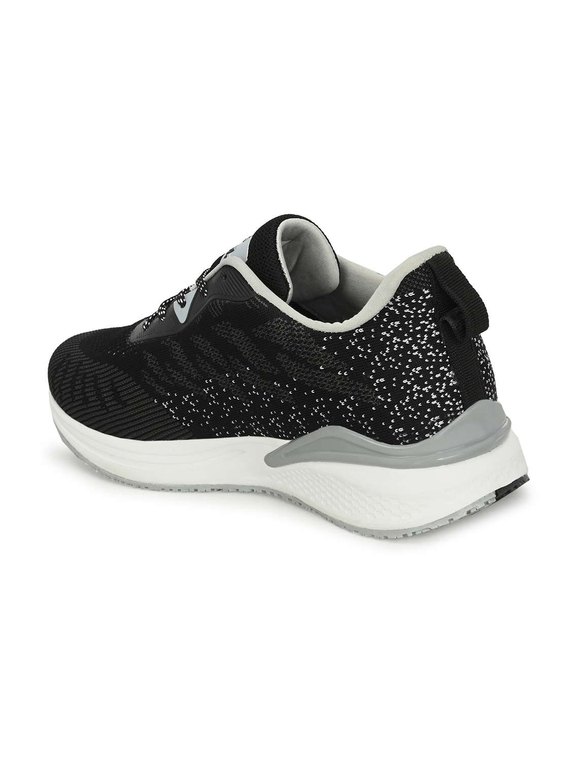 men solid black lace up shoe - 22472890 -  Standard Image - 3
