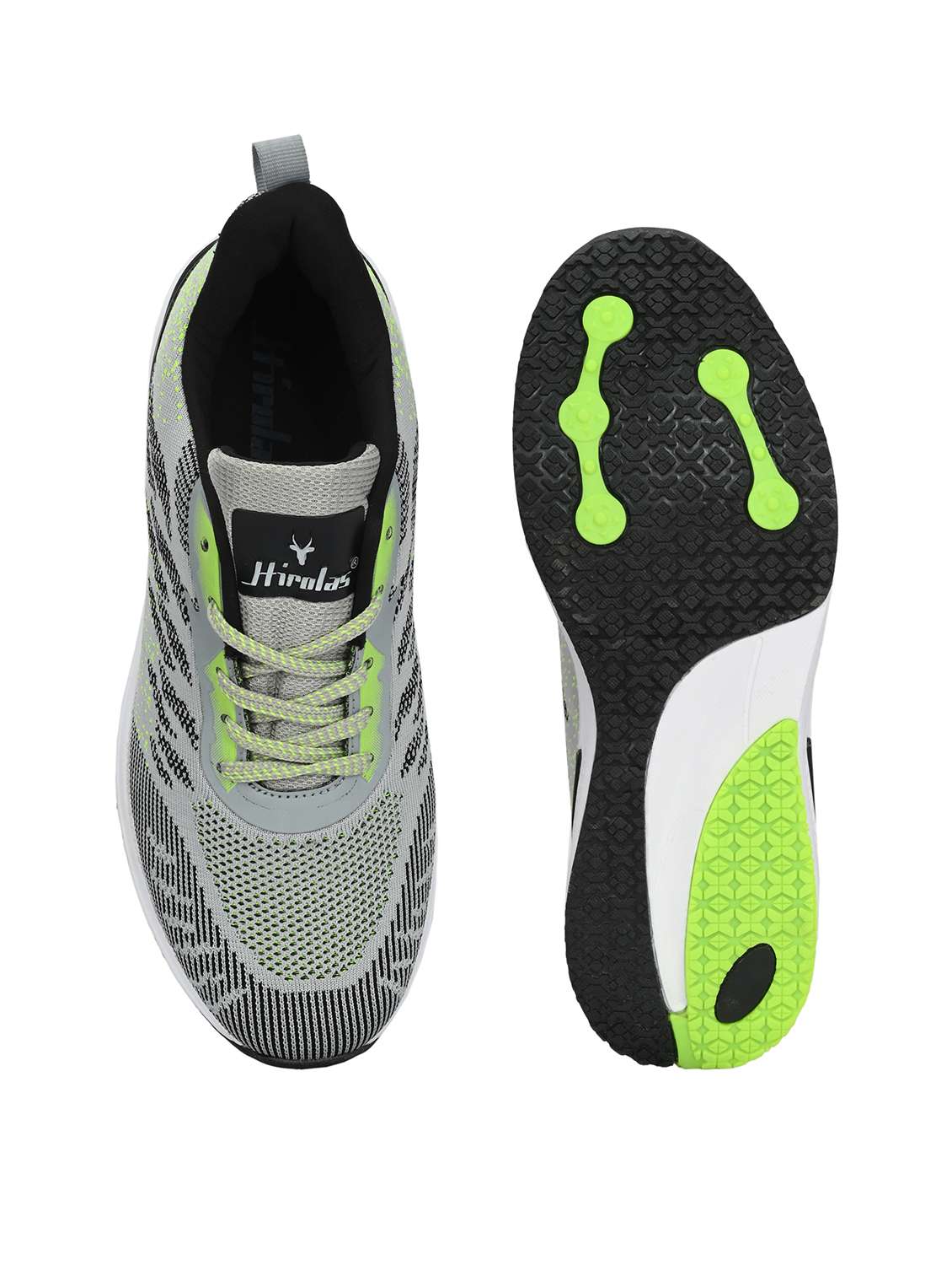 men solid grey lace up shoe - 22472891 -  Standard Image - 5