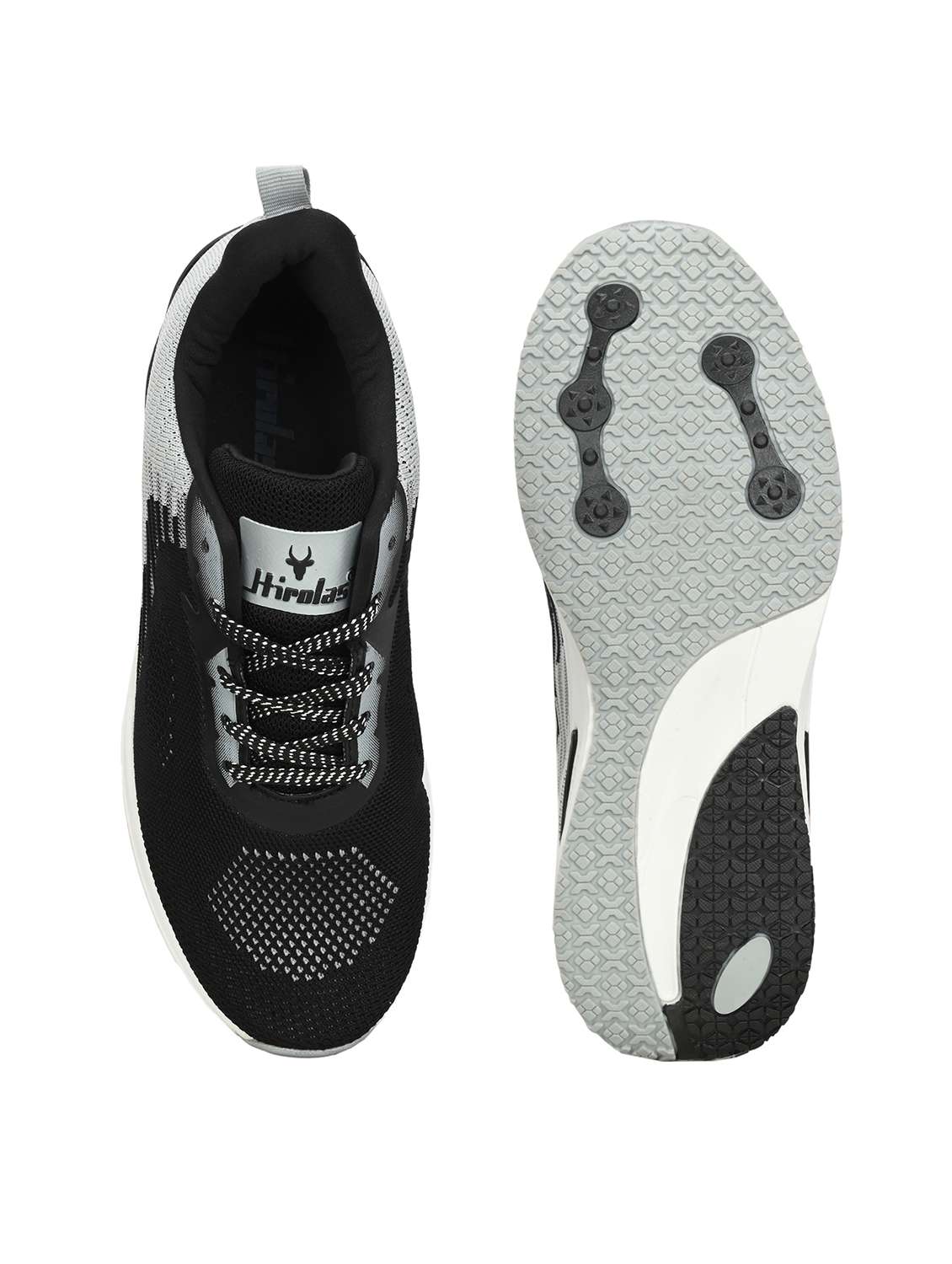 men solid black lace up shoe - 22472892 -  Standard Image - 5
