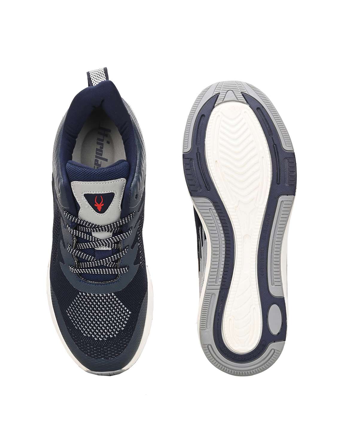 men solid  navy blue lace up shoe - 22472893 -  Standard Image - 5