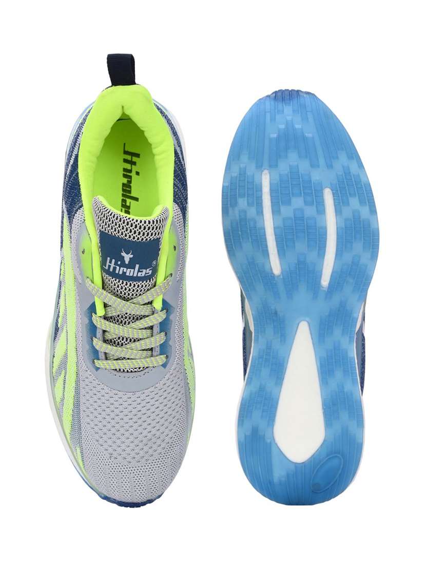 men solid grey lace up shoe - 22472895 -  Standard Image - 5
