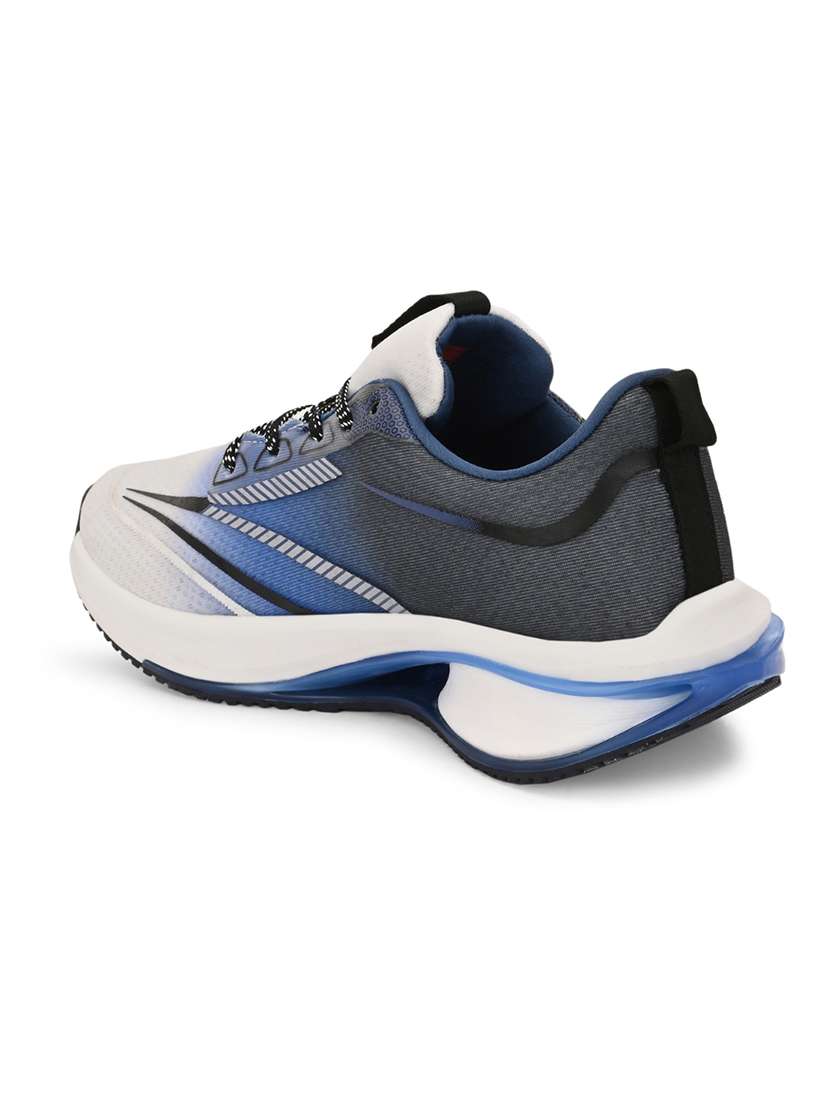 men solid blue lace up shoe - 22472898 -  Standard Image - 3