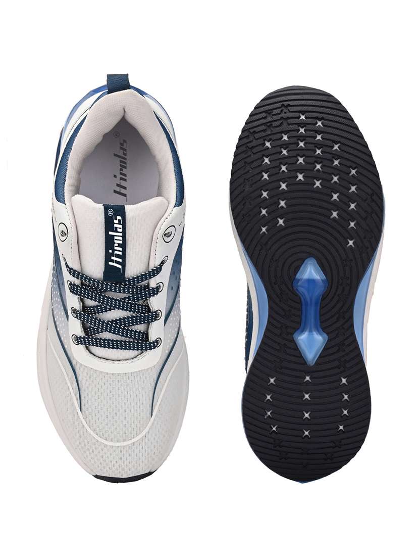 men solid white lace up shoe - 22472899 -  Standard Image - 5