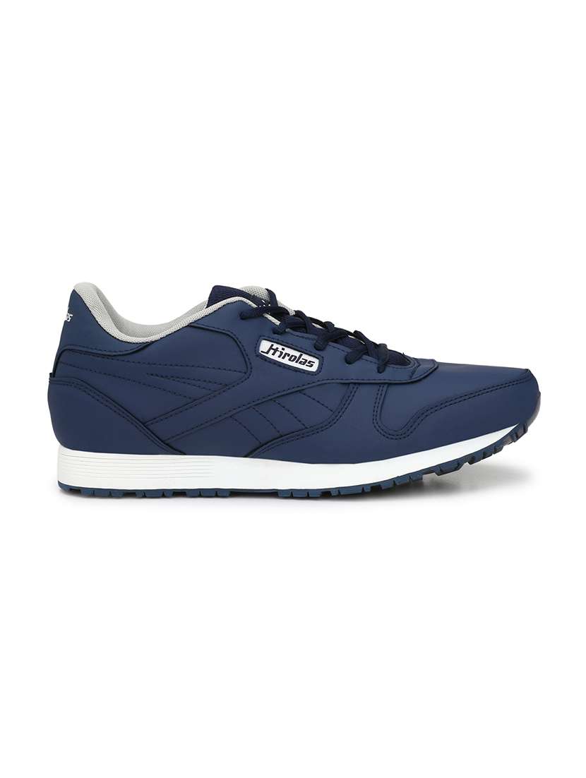 men solid blue lace up shoe - 22472902 -  Standard Image - 3