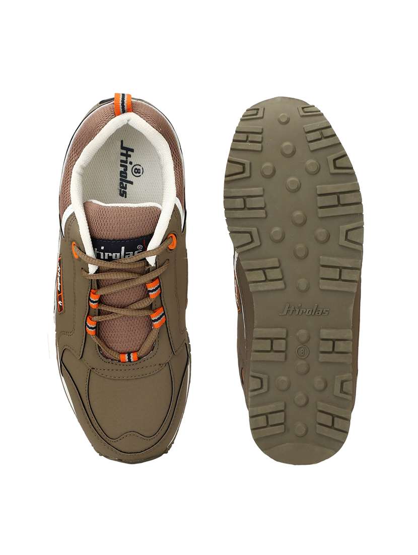 men solid  brown lace up shoe - 22472910 -  Standard Image - 5