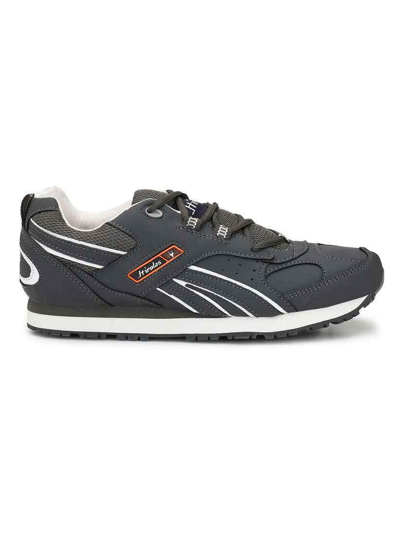 Men Solid Grey Lace Up Shoe - 22472915 -  Standard Image - 3