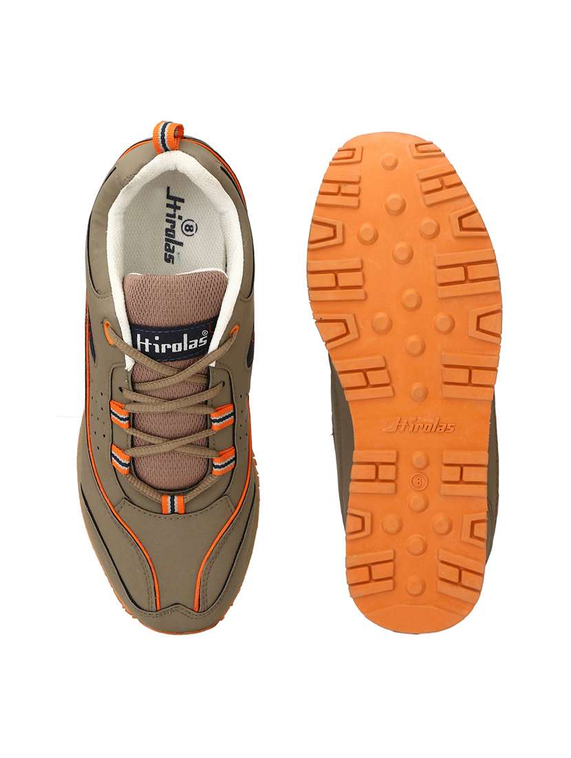 Men Solid Brown Lace Up Shoe - 22472922 -  Standard Image - 5