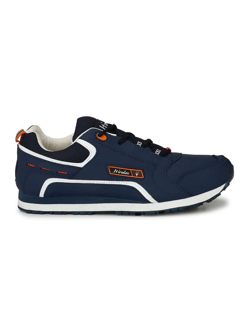 Men Solid Blue Lace Up Shoe - 22472936 -  Standard Image - 3