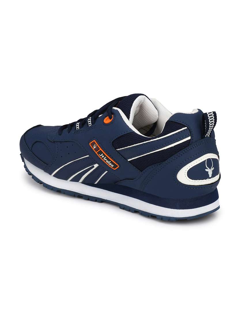 men solid blue lace up shoe - 22472941 -  Standard Image - 3