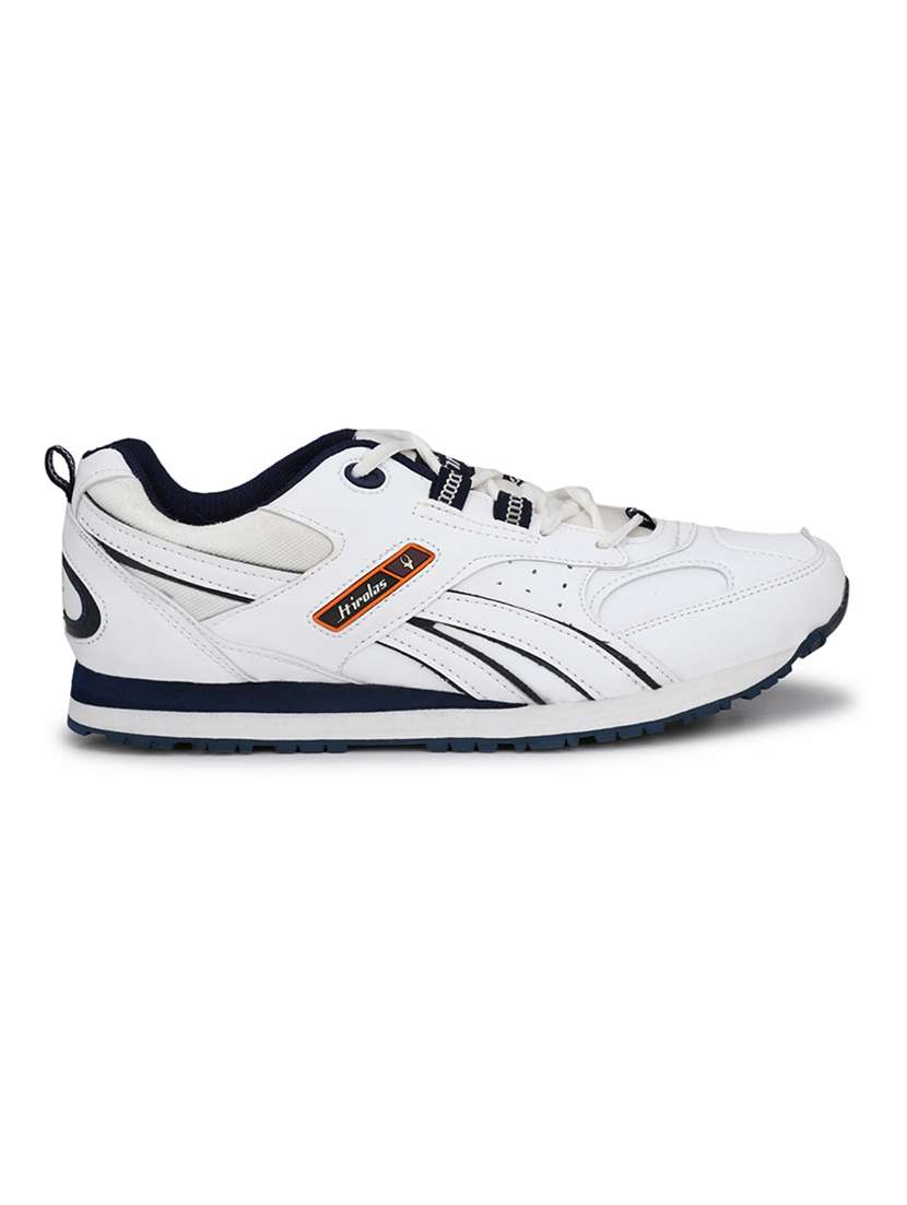 men solid white lace up shoe - 22472944 -  Standard Image - 3