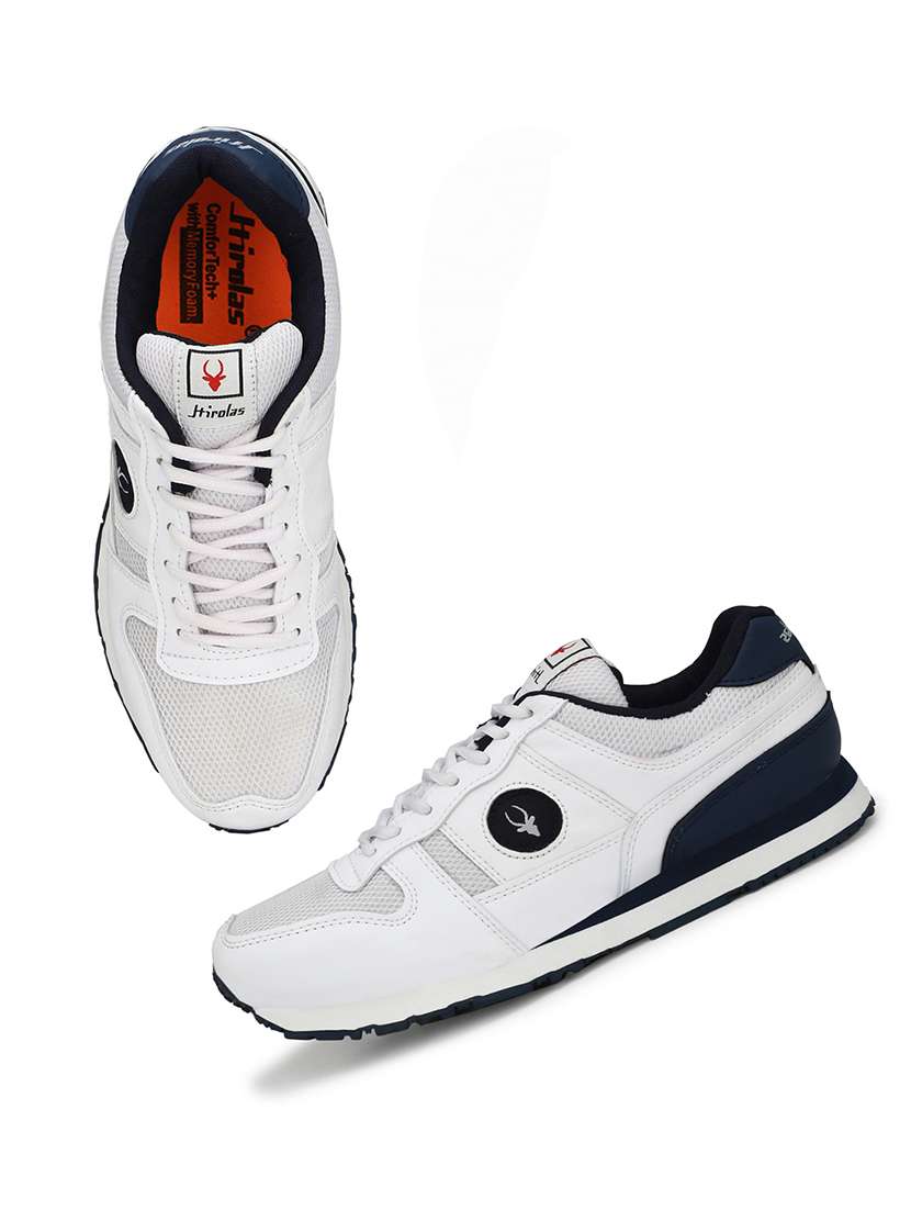 men solid blue lace up shoe - 22472952 -  Standard Image - 3