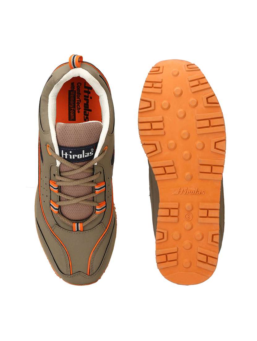 Men Solid Brown Lace Up Shoe - 22472956 -  Standard Image - 5