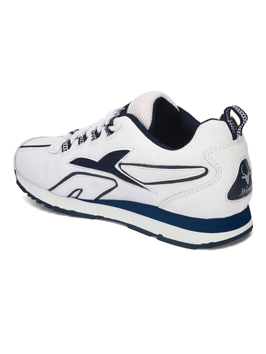 men solid white lace up shoe - 22472961 -  Standard Image - 3