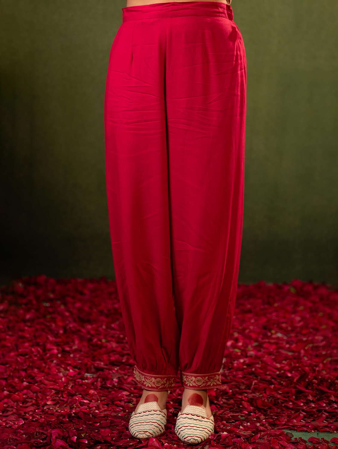 women pink kurta salwar set - 22473175 -  Standard Image - 3