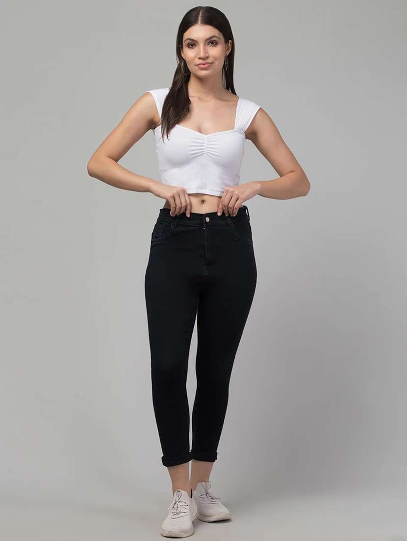 women solid sleeveless tank top - 22473347 -  Standard Image - 3